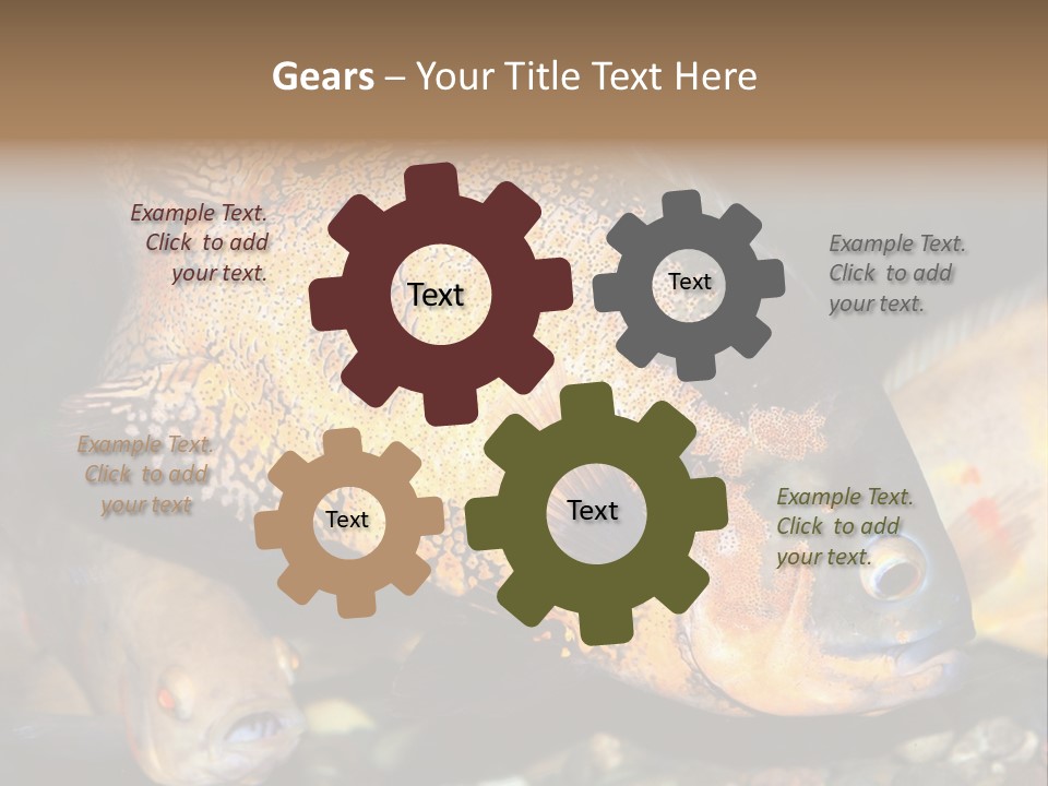 Ocean Unicorn Aquarium PowerPoint Template