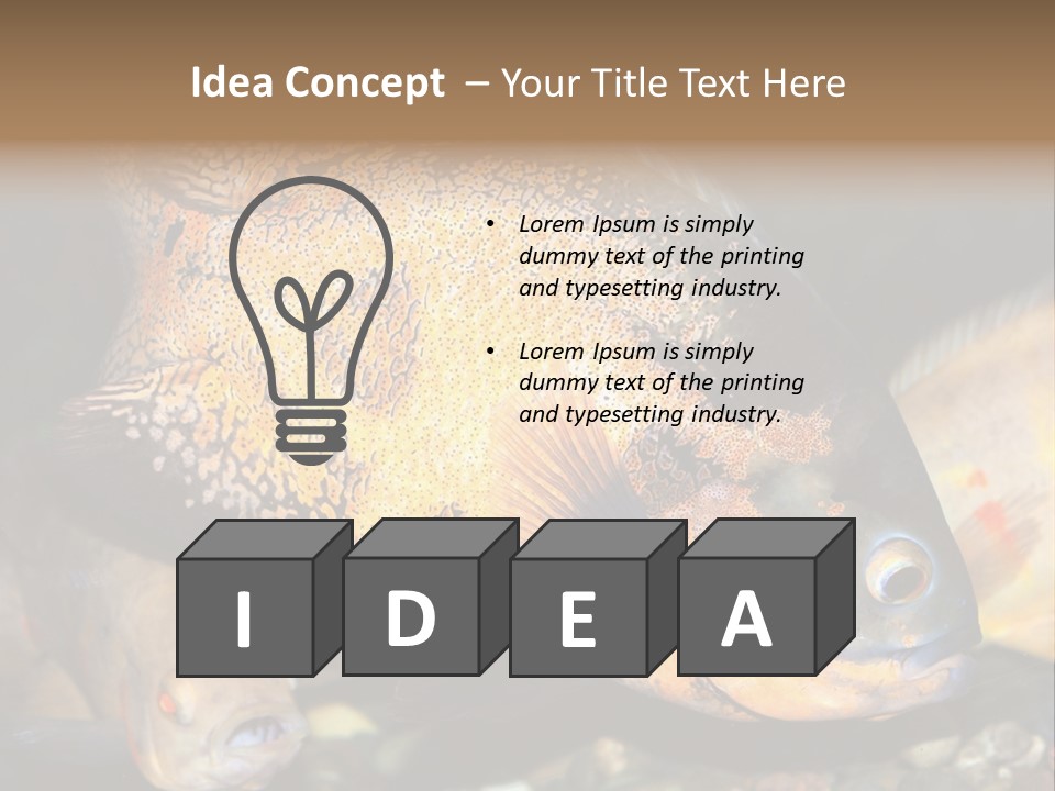 Ocean Unicorn Aquarium PowerPoint Template