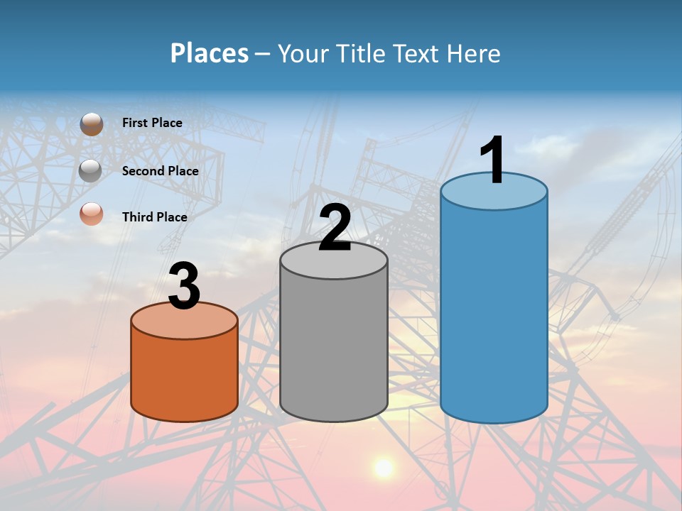 Engine Metal Grid PowerPoint Template