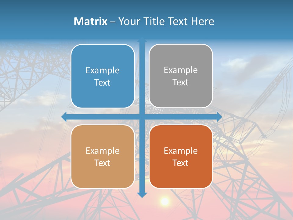 Engine Metal Grid PowerPoint Template