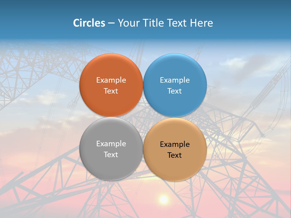 Engine Metal Grid PowerPoint Template