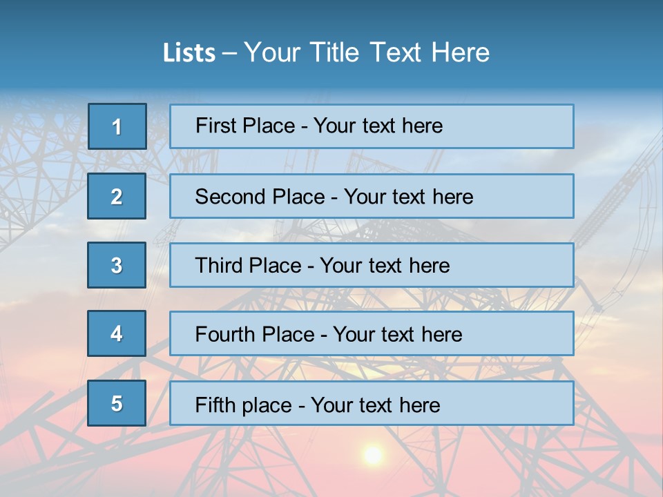 Engine Metal Grid PowerPoint Template