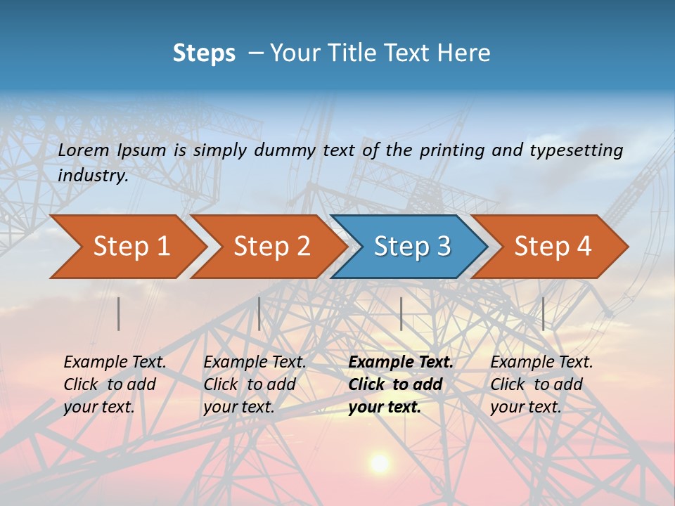 Engine Metal Grid PowerPoint Template