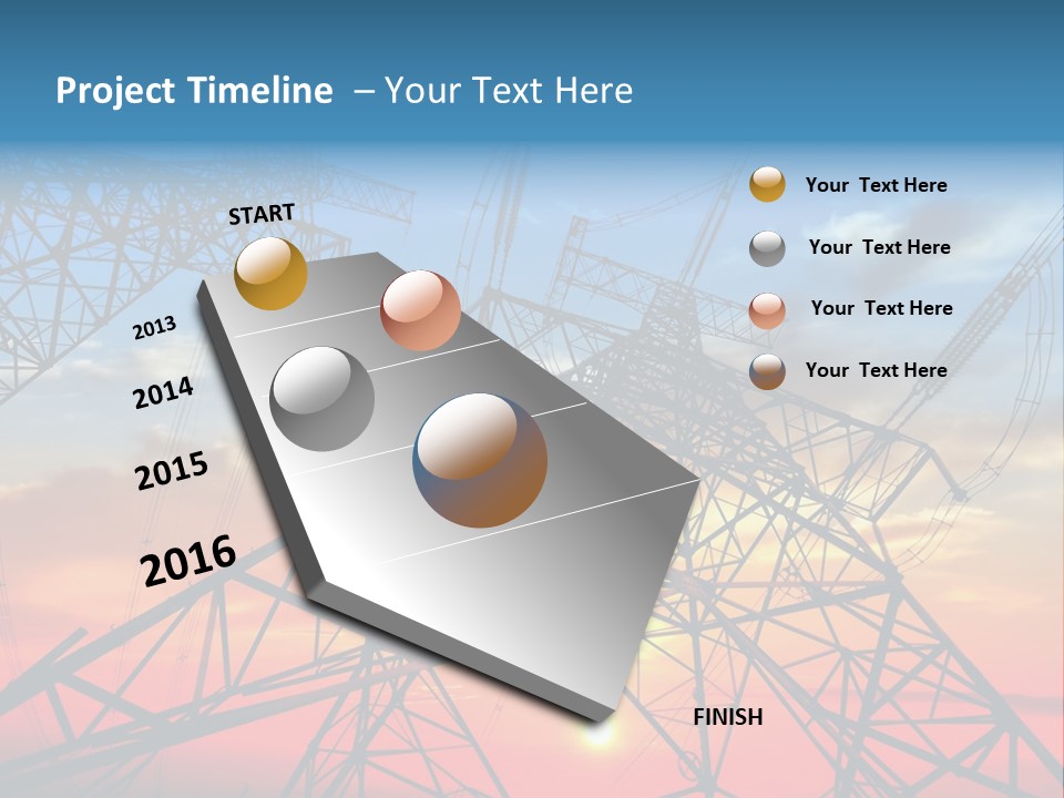 Engine Metal Grid PowerPoint Template