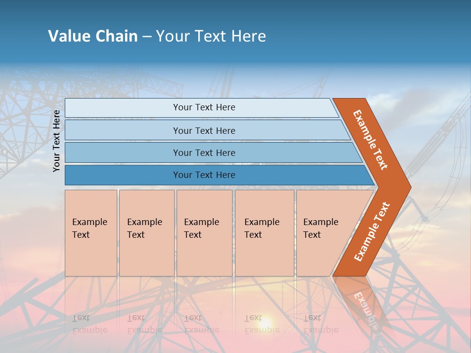 Engine Metal Grid PowerPoint Template