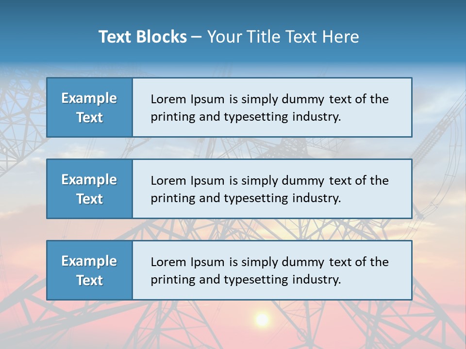 Engine Metal Grid PowerPoint Template