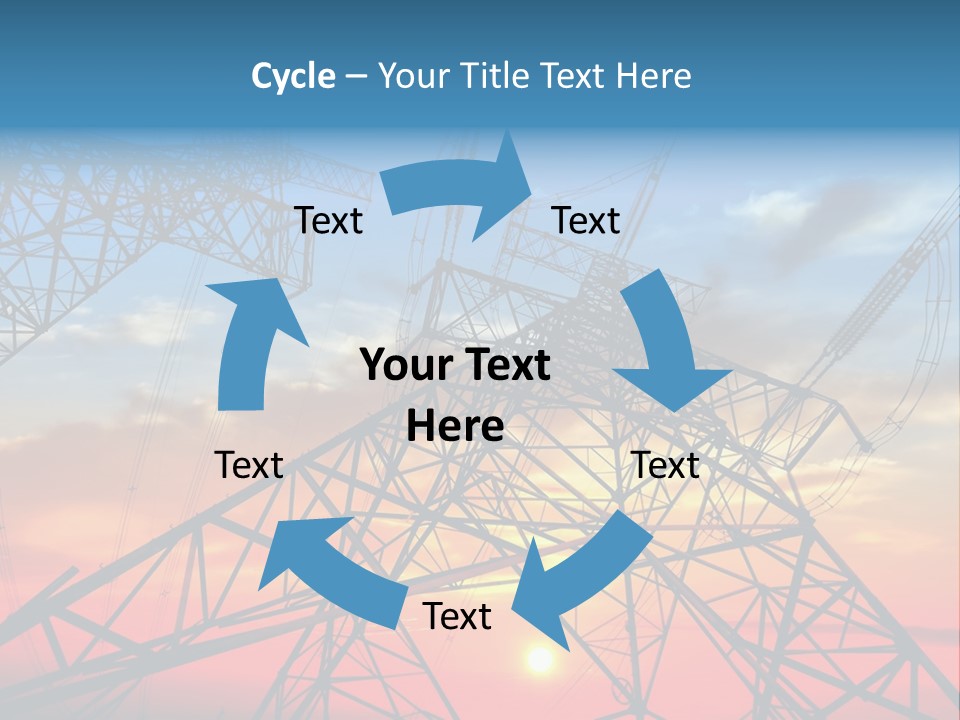Engine Metal Grid PowerPoint Template