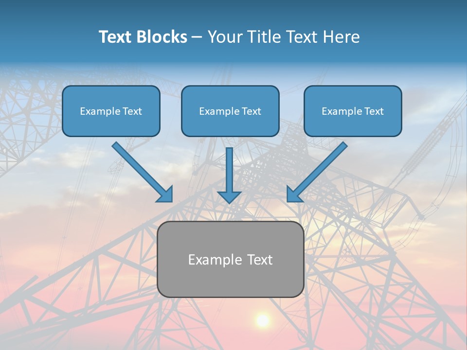 Engine Metal Grid PowerPoint Template