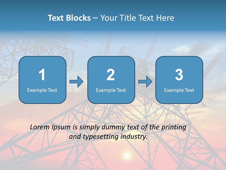 Engine Metal Grid PowerPoint Template