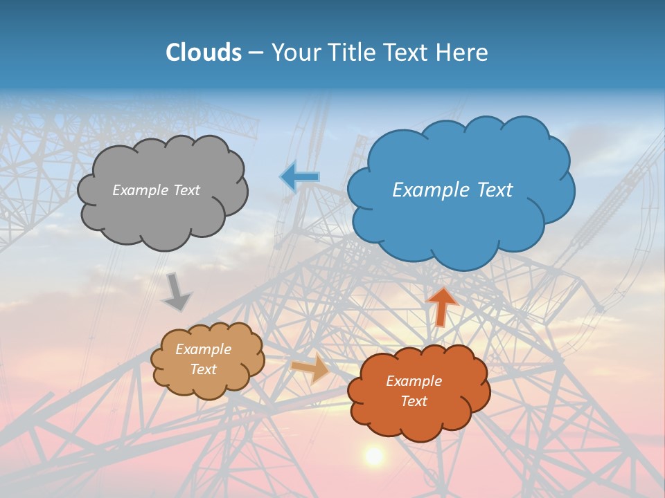 Engine Metal Grid PowerPoint Template