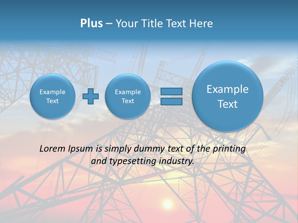Engine Metal Grid PowerPoint Template