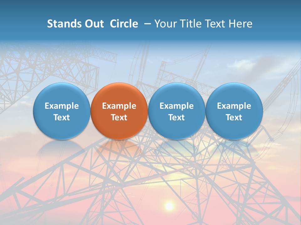 Engine Metal Grid PowerPoint Template