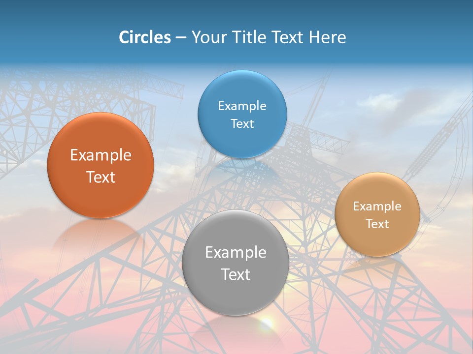 Engine Metal Grid PowerPoint Template