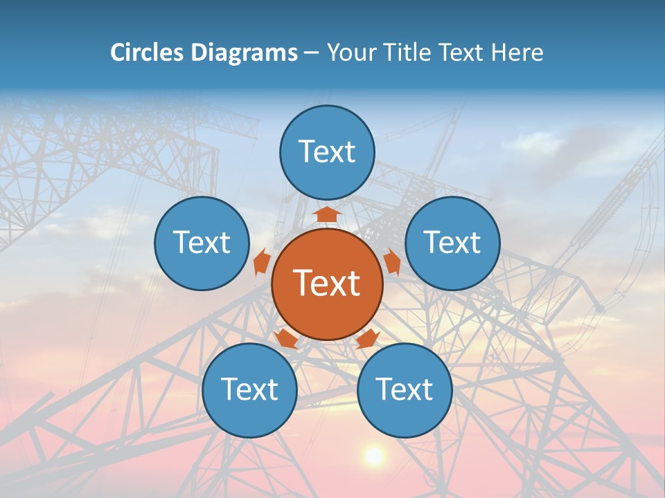 Engine Metal Grid PowerPoint Template