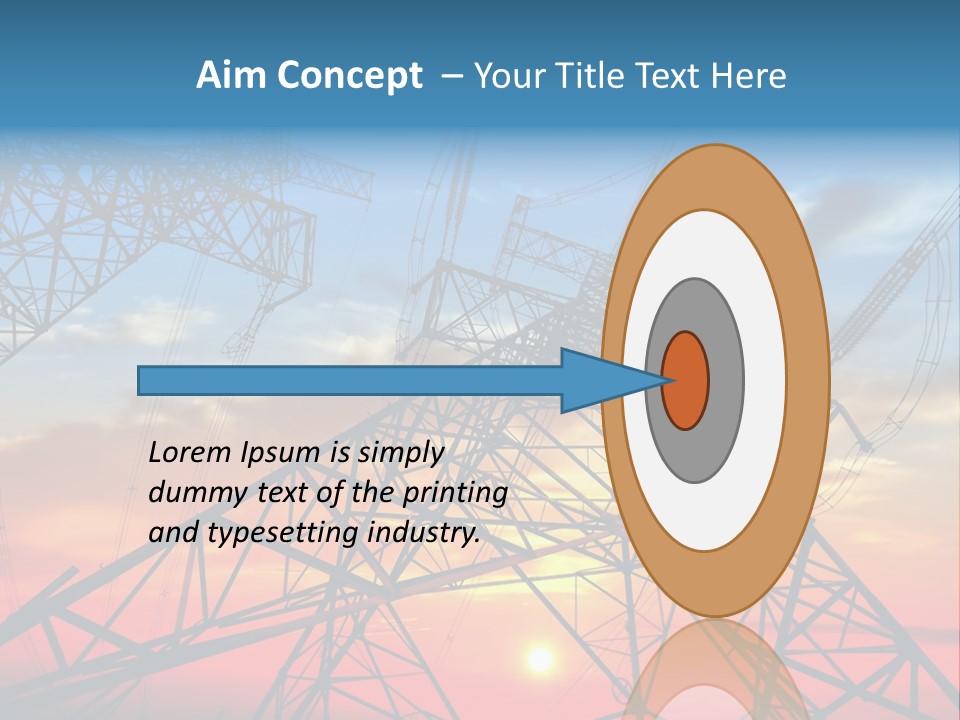 Engine Metal Grid PowerPoint Template