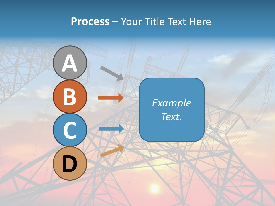 Engine Metal Grid PowerPoint Template