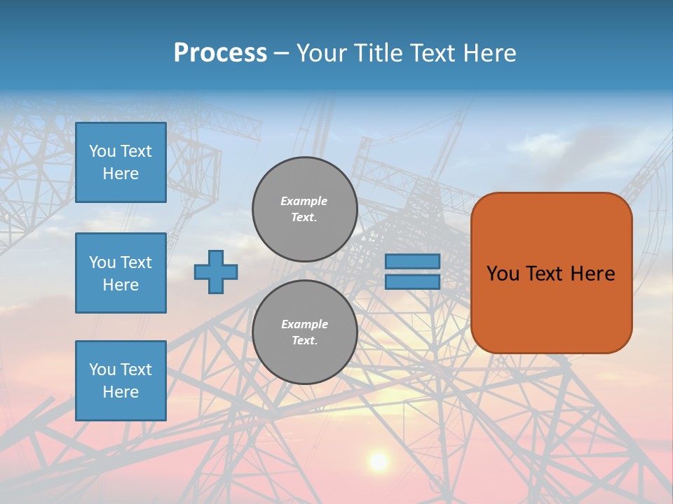 Engine Metal Grid PowerPoint Template