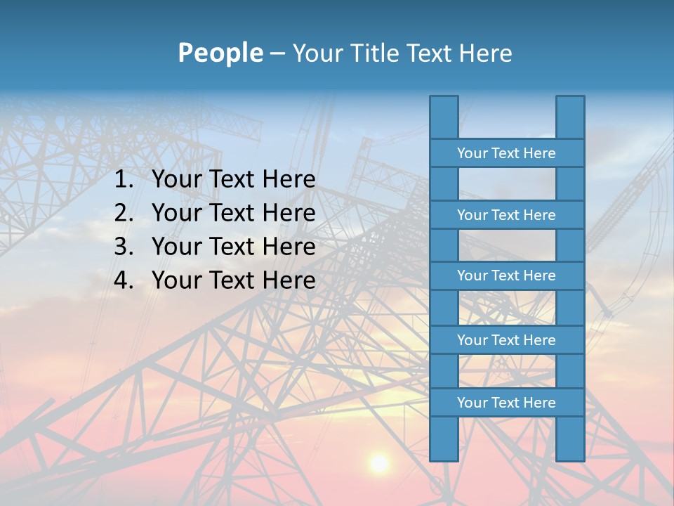 Engine Metal Grid PowerPoint Template