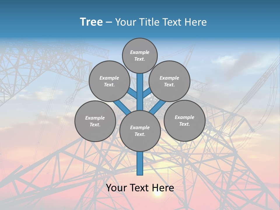 Engine Metal Grid PowerPoint Template