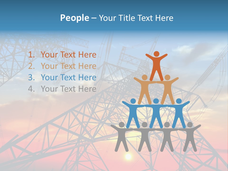 Engine Metal Grid PowerPoint Template