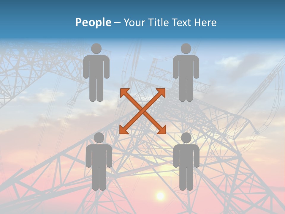 Engine Metal Grid PowerPoint Template