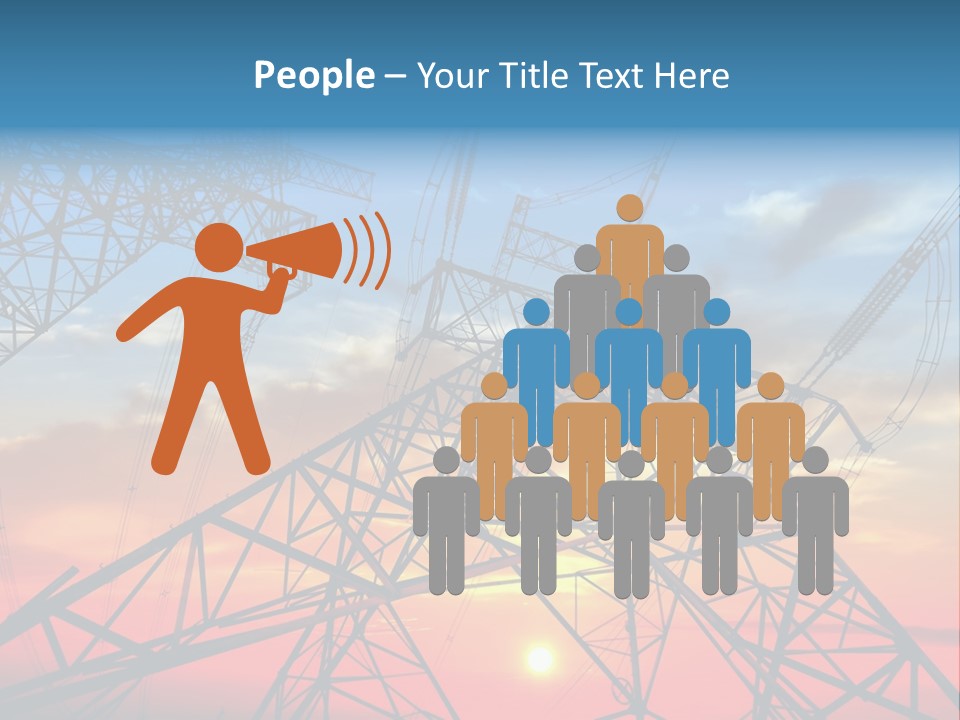 Engine Metal Grid PowerPoint Template