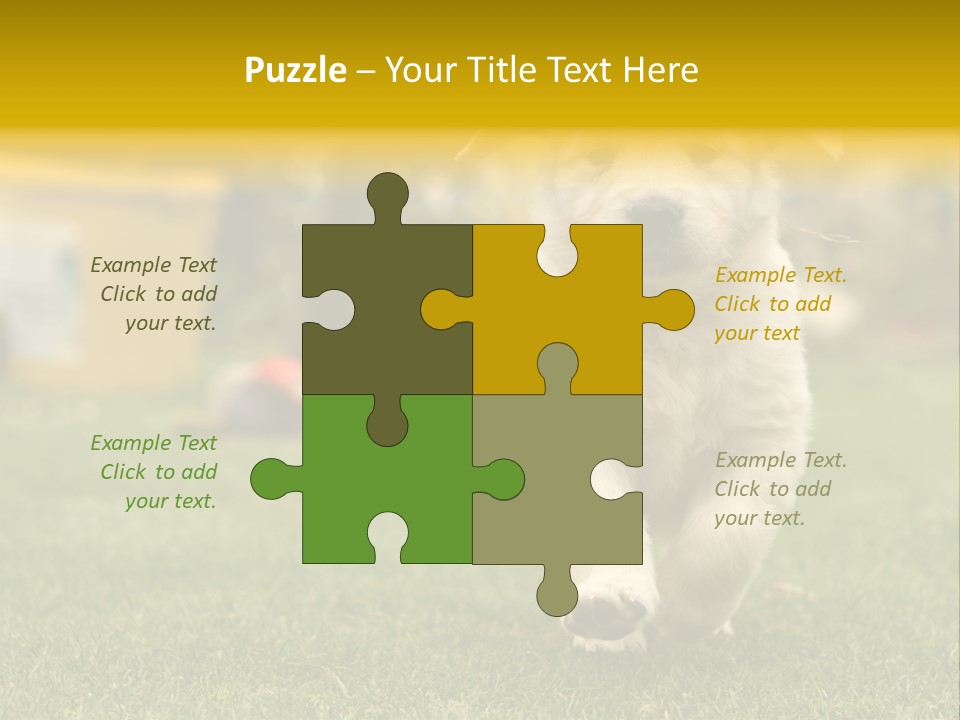 Garden Domestic View PowerPoint Template