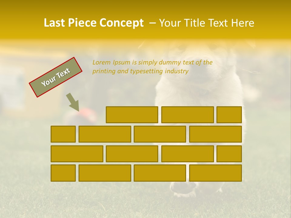 Garden Domestic View PowerPoint Template