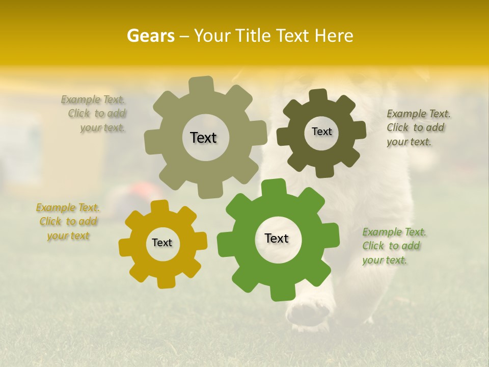 Garden Domestic View PowerPoint Template