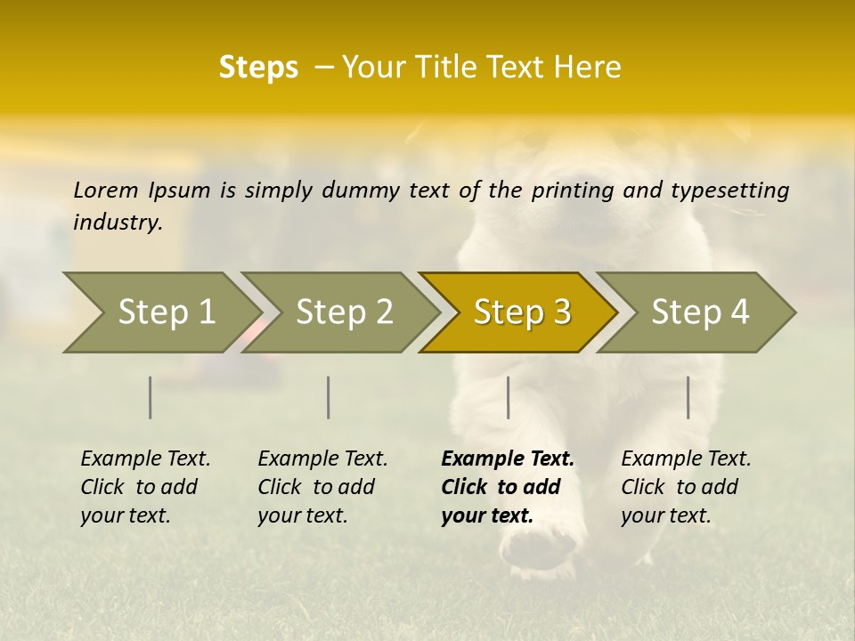 Garden Domestic View PowerPoint Template