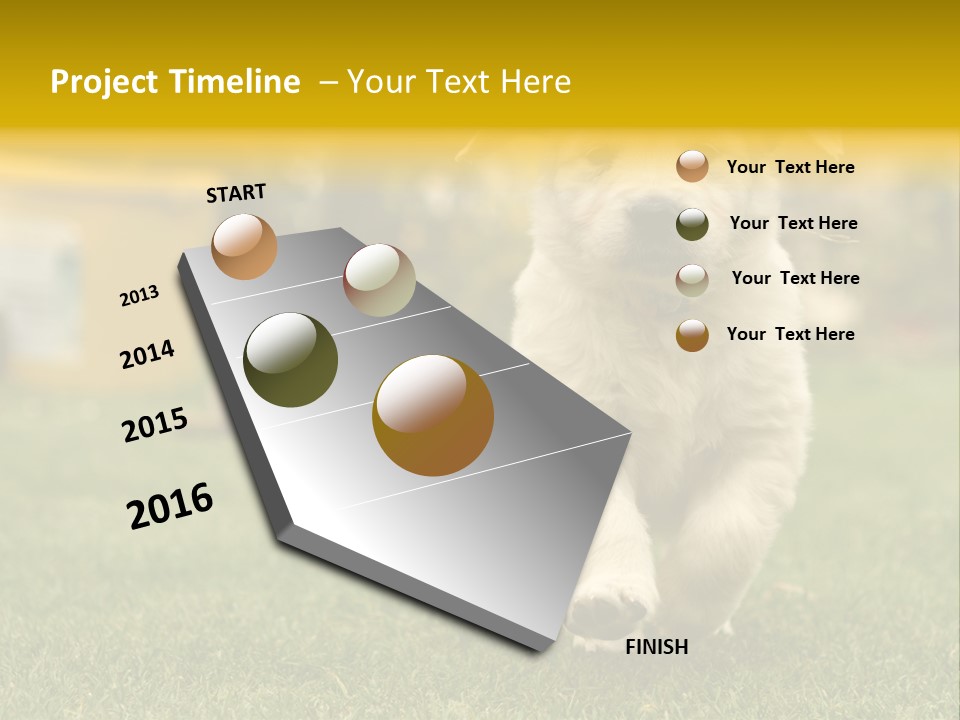 Garden Domestic View PowerPoint Template