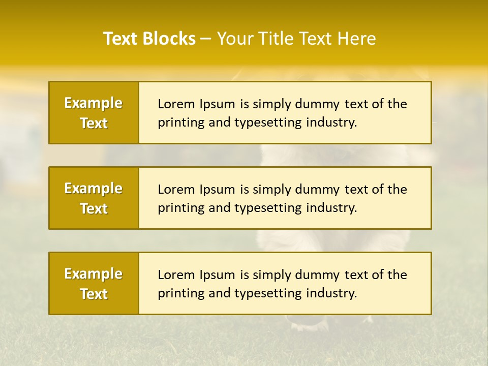 Garden Domestic View PowerPoint Template