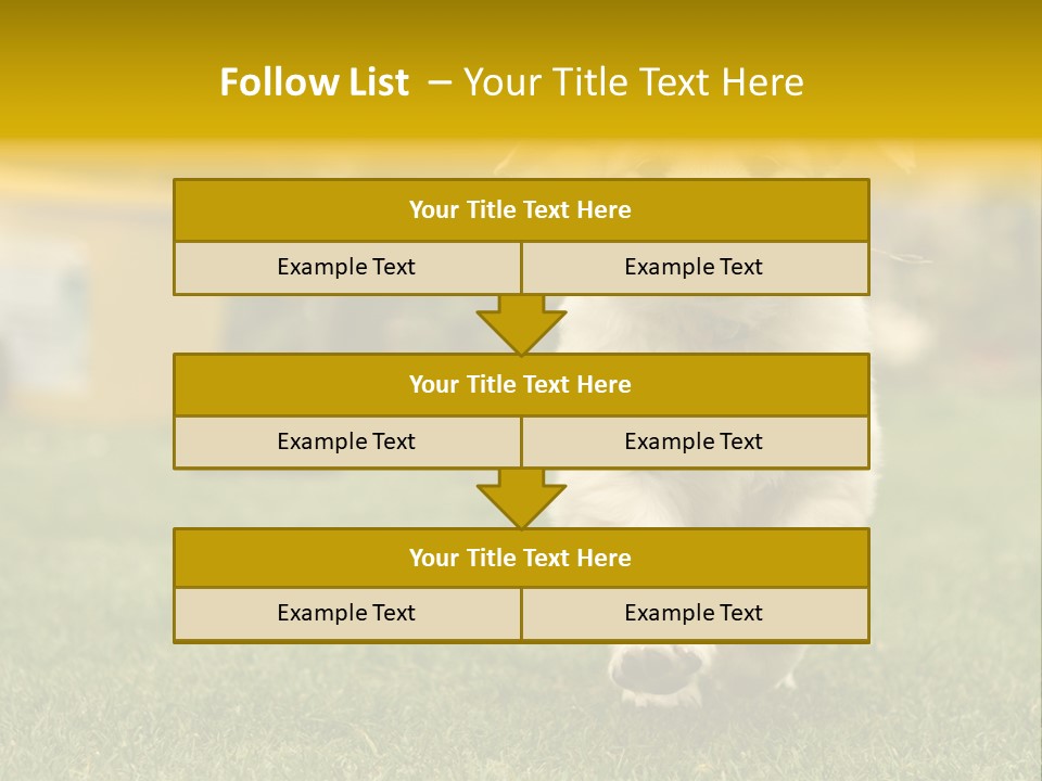 Garden Domestic View PowerPoint Template