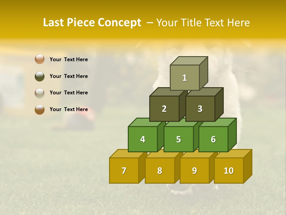 Garden Domestic View PowerPoint Template