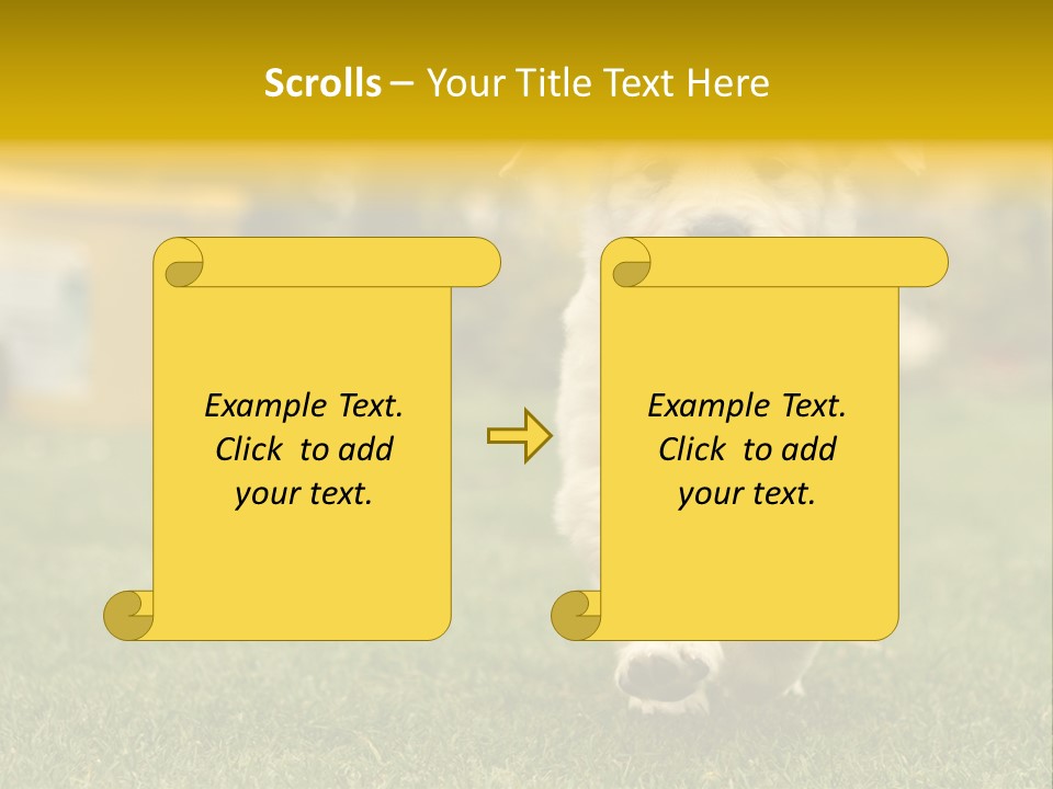 Garden Domestic View PowerPoint Template