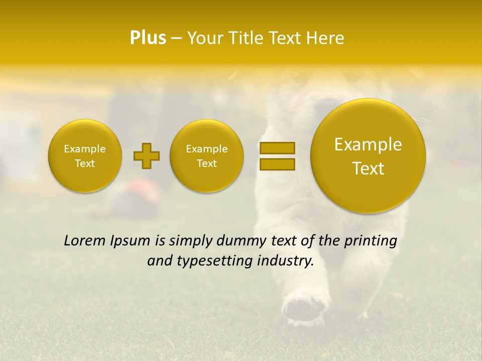 Garden Domestic View PowerPoint Template