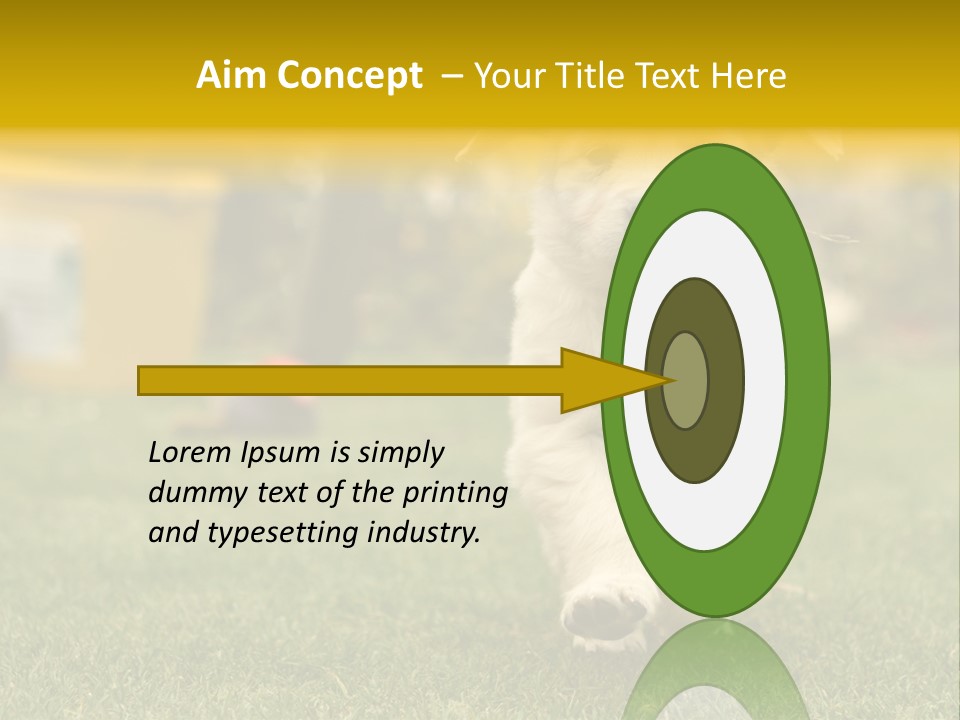 Garden Domestic View PowerPoint Template