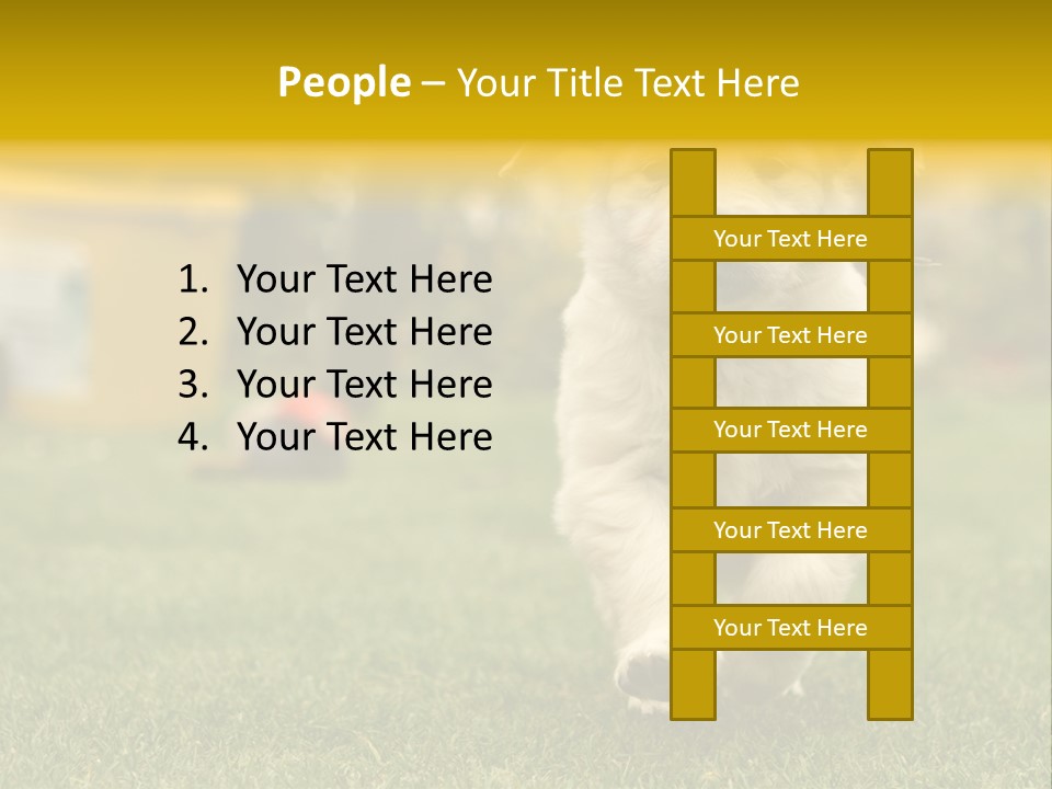 Garden Domestic View PowerPoint Template