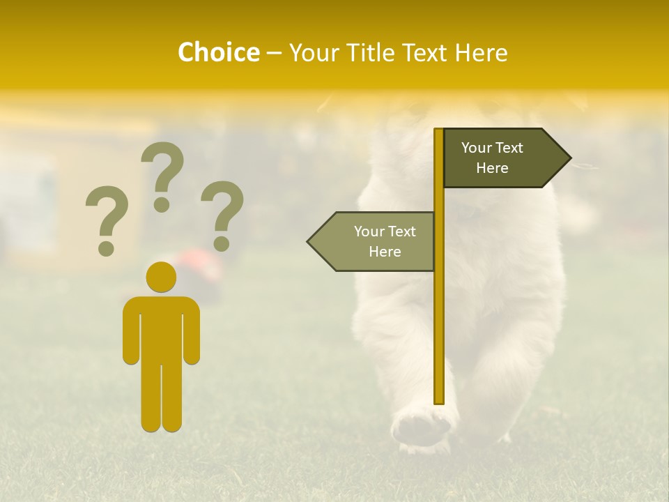 Garden Domestic View PowerPoint Template