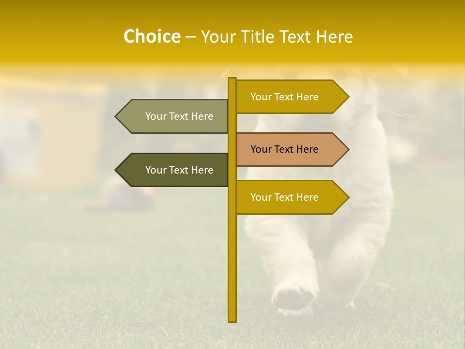 Garden Domestic View PowerPoint Template