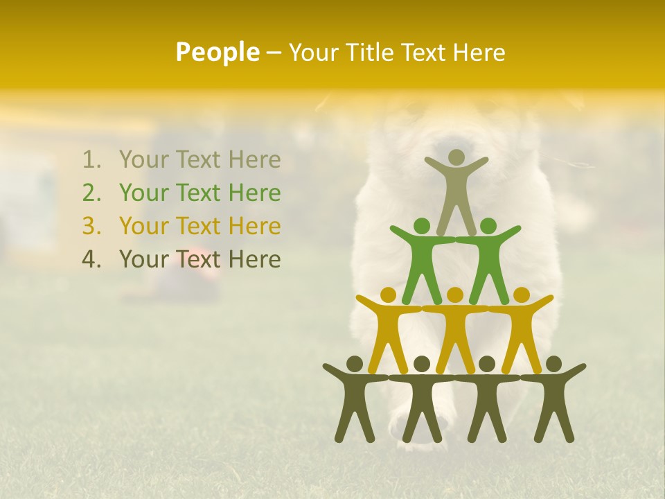 Garden Domestic View PowerPoint Template