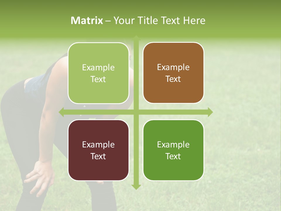 Young Activity Woman PowerPoint Template