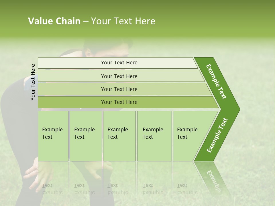 Young Activity Woman PowerPoint Template