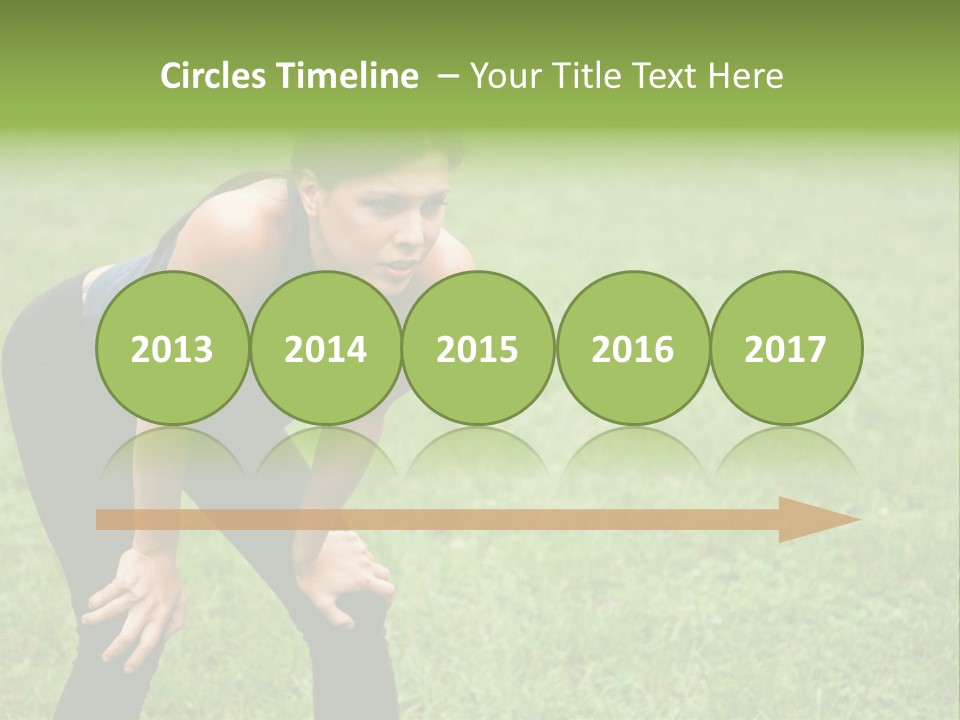 Young Activity Woman PowerPoint Template