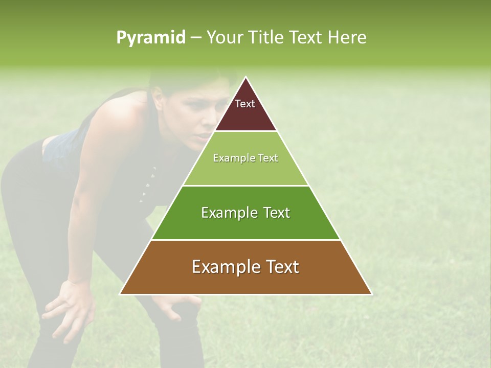 Young Activity Woman PowerPoint Template