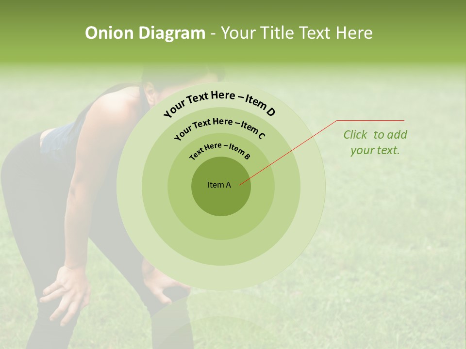 Young Activity Woman PowerPoint Template