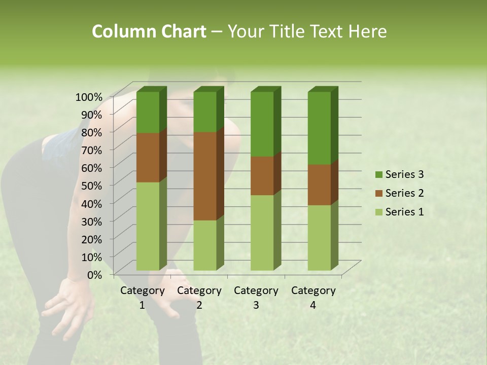 Young Activity Woman PowerPoint Template