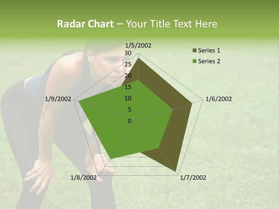 Young Activity Woman PowerPoint Template