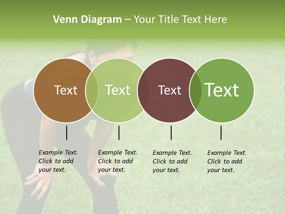 Young Activity Woman PowerPoint Template