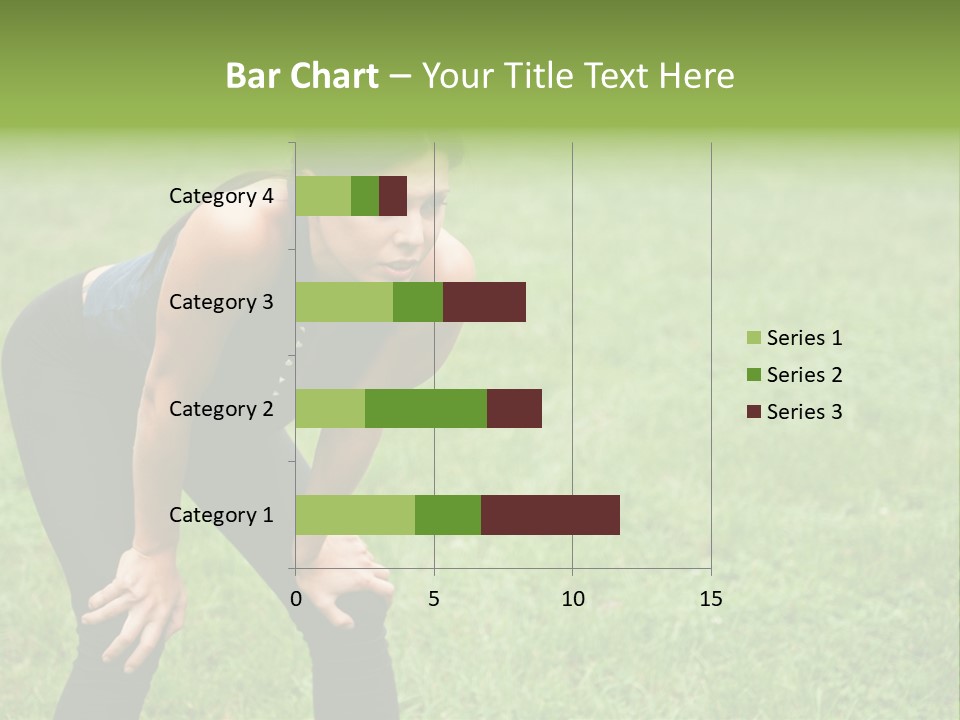 Young Activity Woman PowerPoint Template